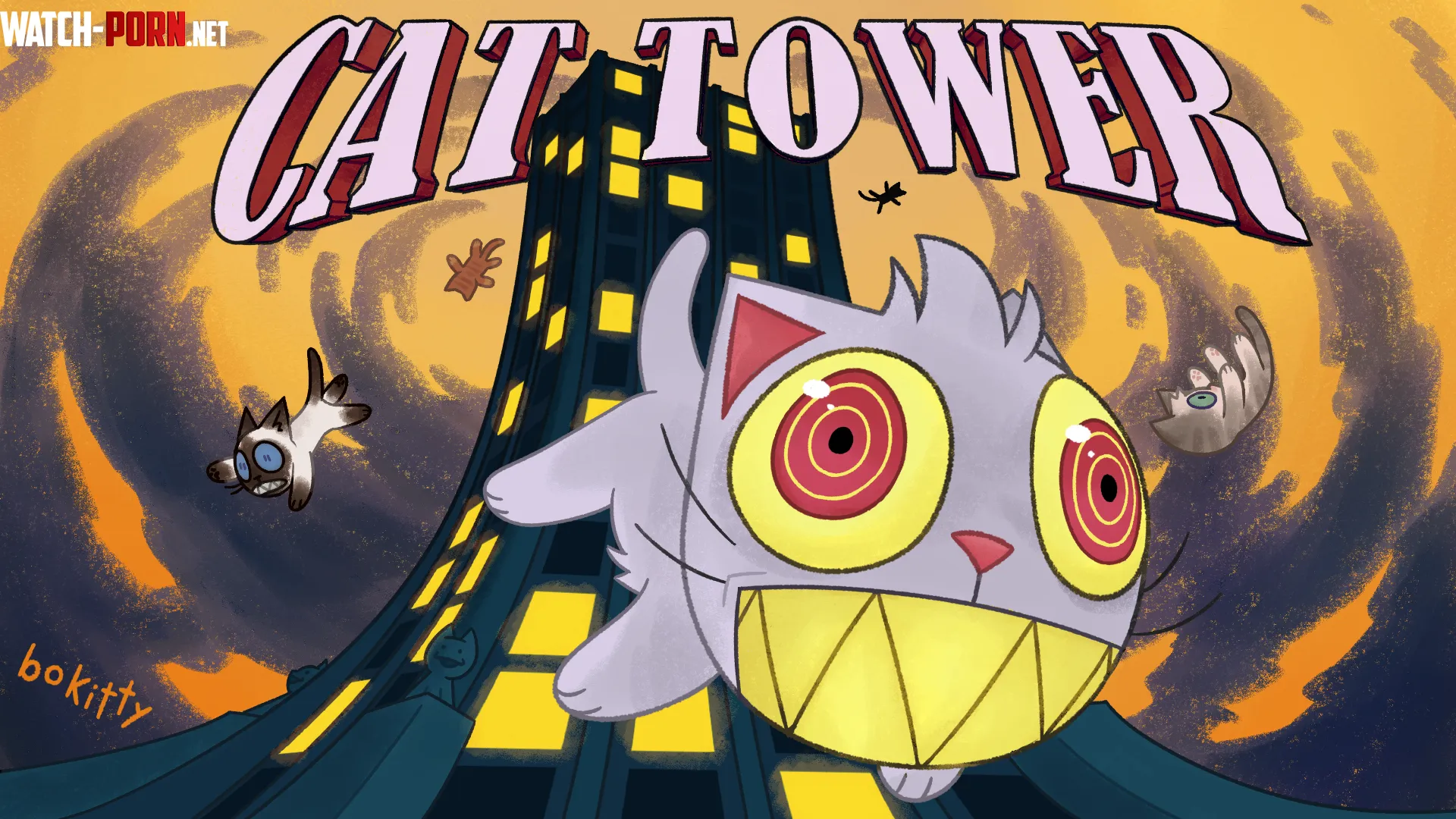 The cover of my album Cat Tower by cutestkitty430