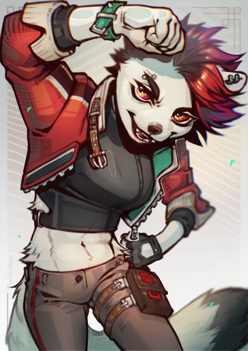 Thumbnail Check Out 'Hey You' Artwork by CerberaManghas in the Furry Realm