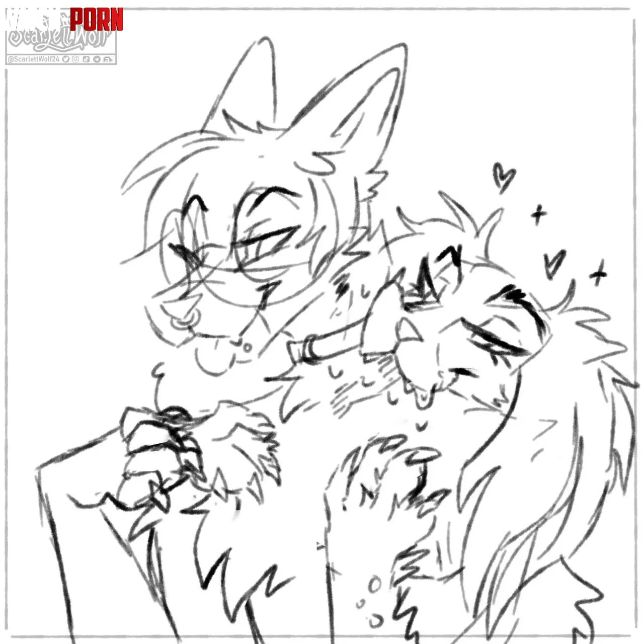 Puppygirl Lovebites  by scarlettwolf24