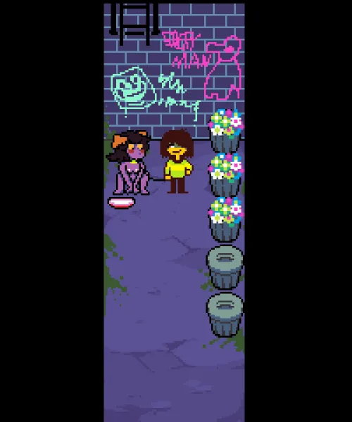 Thumbnail Kris Takes Susie for a Walk in UnderTail by RiiamuBurrakku