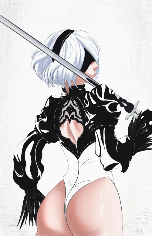 Thumbnail Get a Glimpse of 2B's Edgy Damaged Attire by That_Tentacle