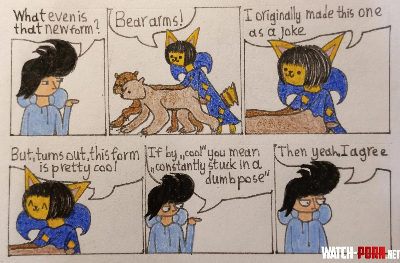 Bear arms art by me  by MrMoor2007
