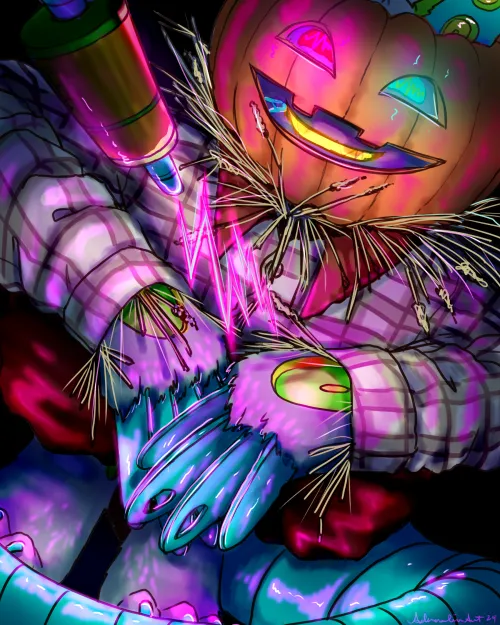 Thumbnail Spooky Season Joy: Dive into the Adrenaline-Filled Art by adrenalineart