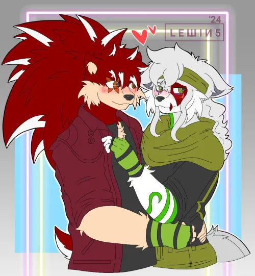 Thumbnail Lewin5ku's Anniversary Gift: A Furry Creation for Partner's Celebrations