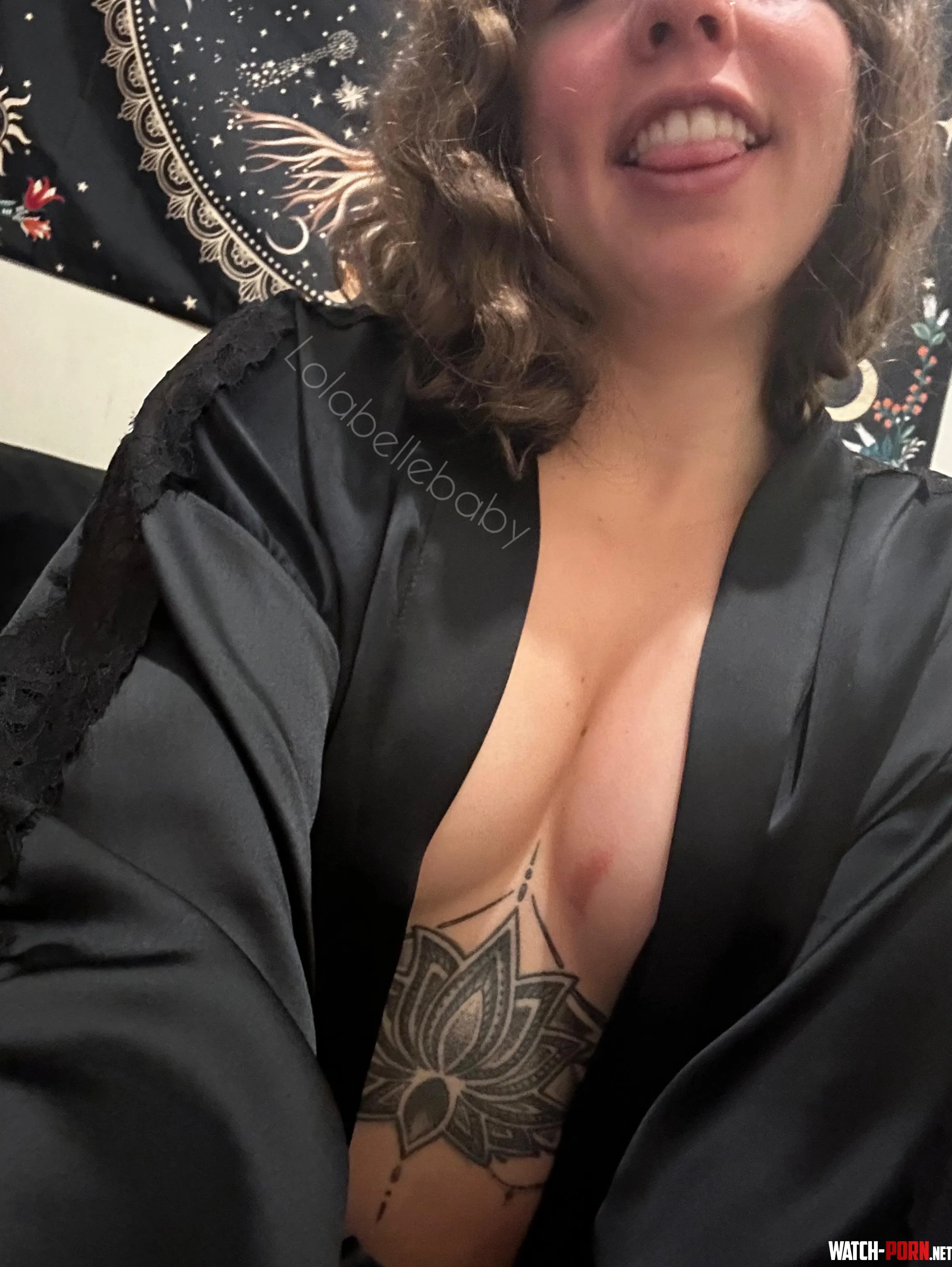 I love this silk robe by lolabellebaby