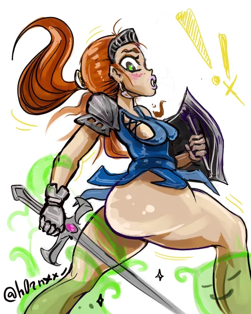 Thumbnail Warrior Girl's Slime Adventure: Exciting Encounters in Hentai