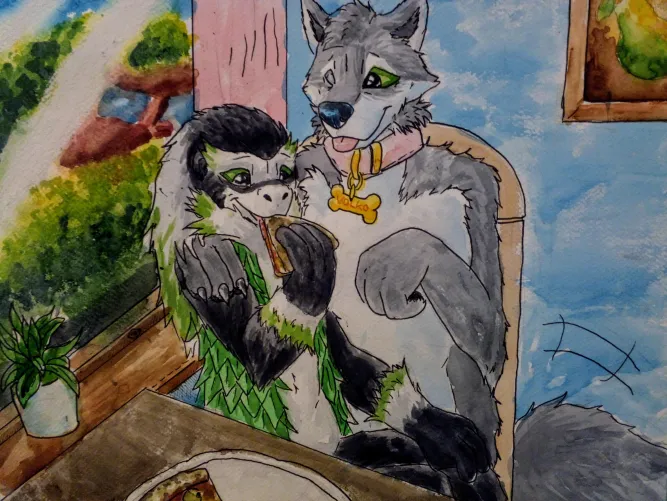 Thumbnail Eyfun's Artistic Brilliance: More Comfortable Seat Watercolor
