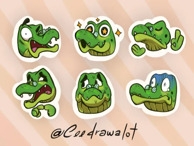 Thumbnail CeeDrawalot's Artistic Telegram Stikers | Furry Creations