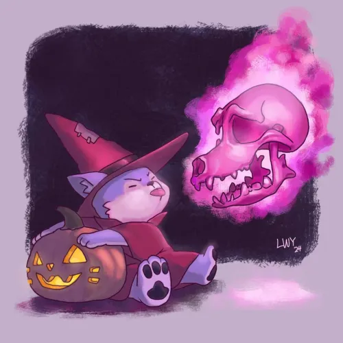 Thumbnail Join Drawlloween Day 1: 'Finders Creepers' by Artist Laxa88