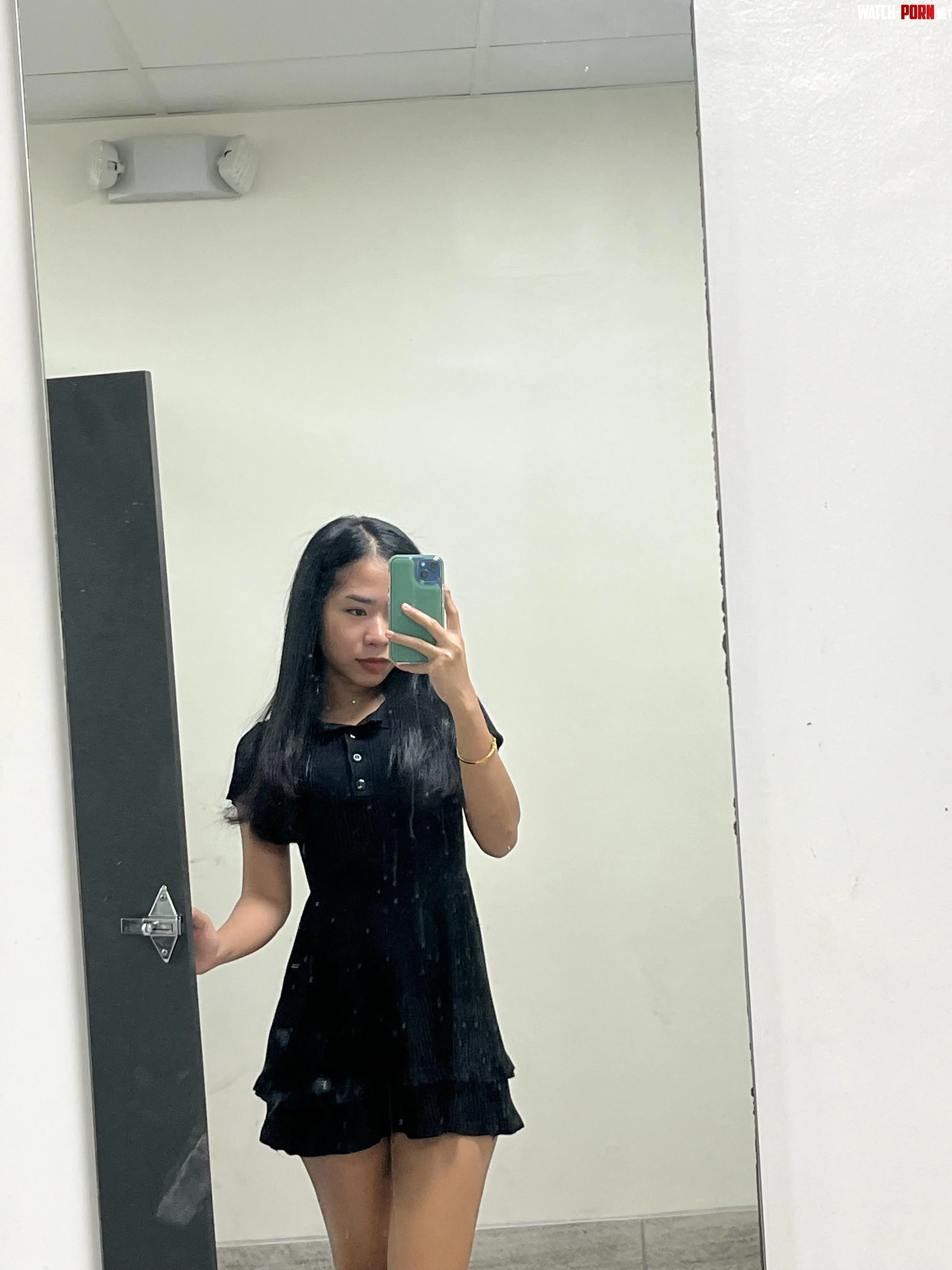 Quick bathroom selfie by TinyAsianTine