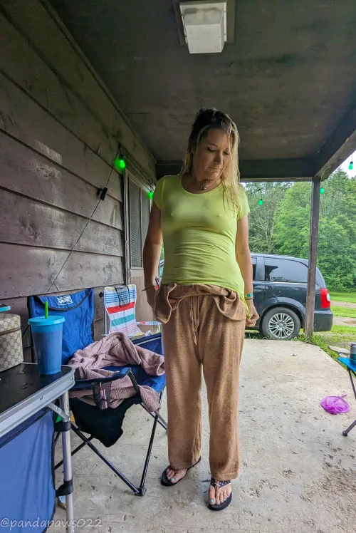 Thumbnail Judgment-Free Fashion: Pandapaws022's Camping Comfort