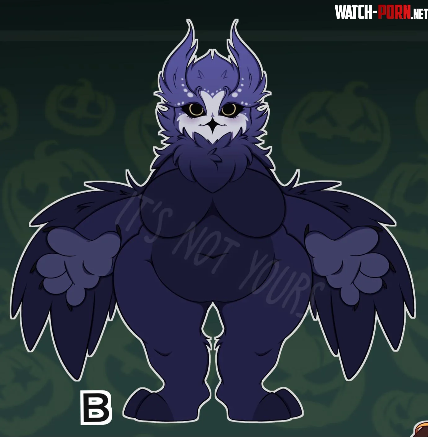 Dark Owl Adoptable 40  Art by me  by Bunkoo_Boo