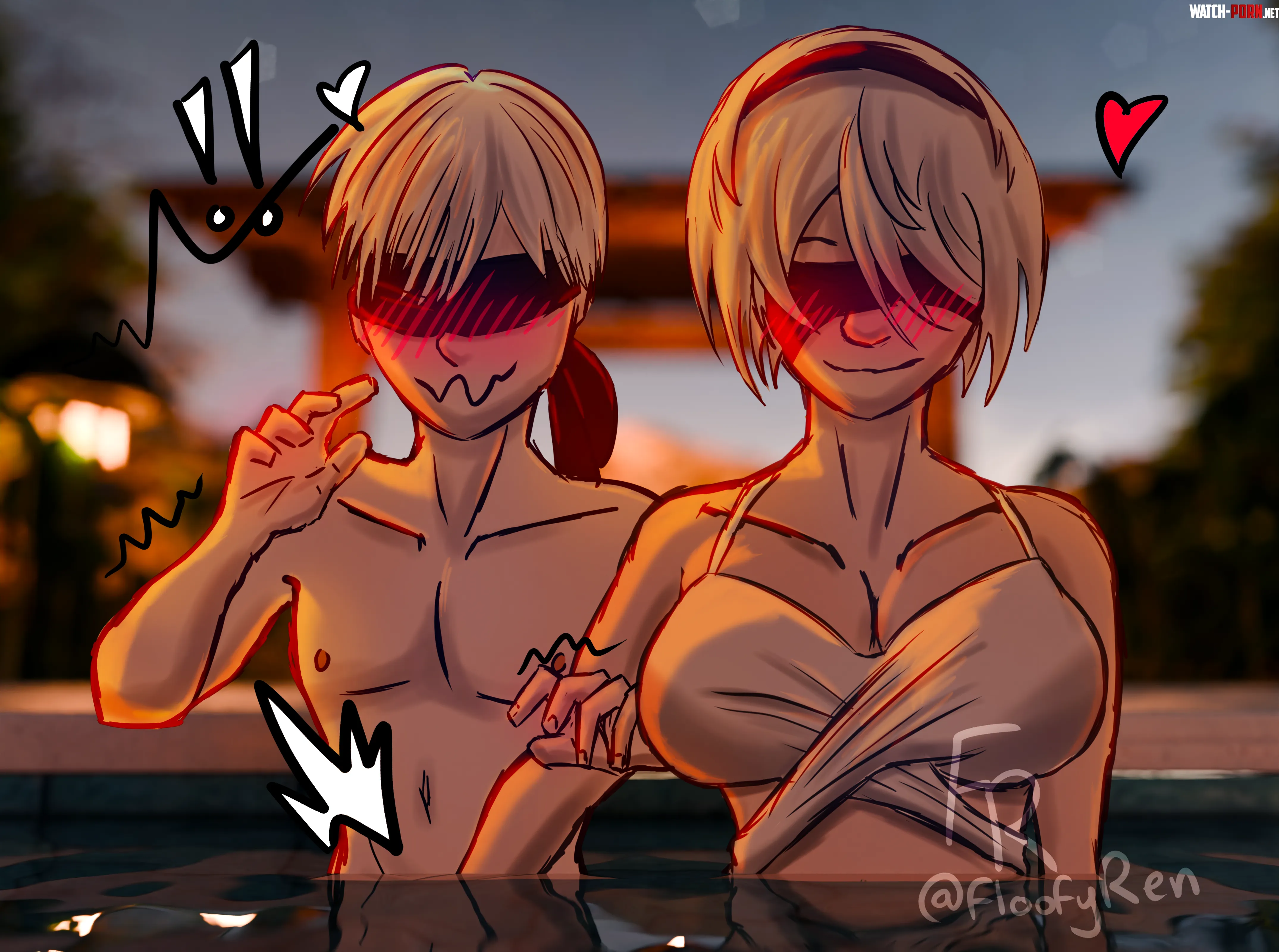 2B What are you doing OC by Floofy_Ren