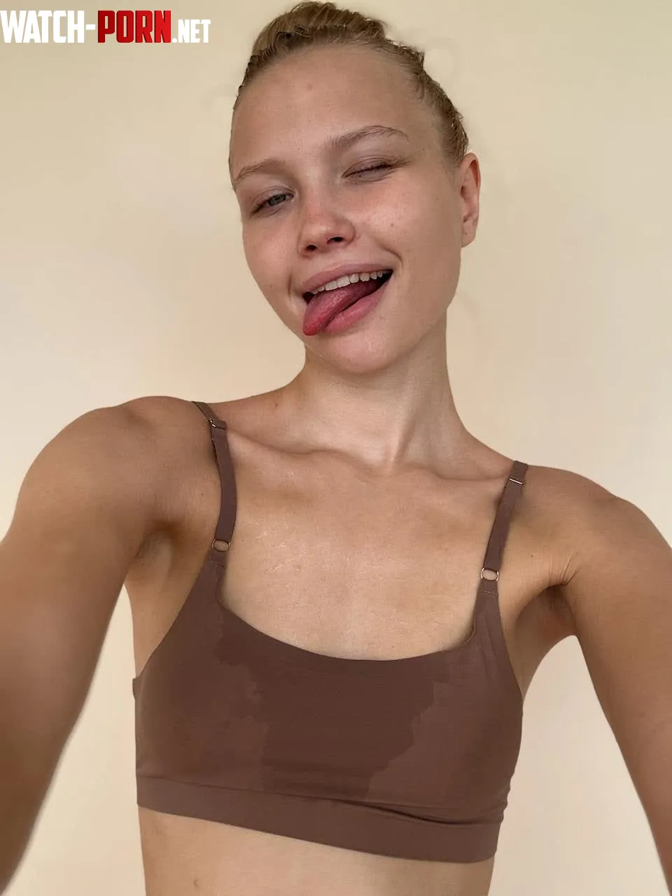 Wet crop top look by shawnkessler