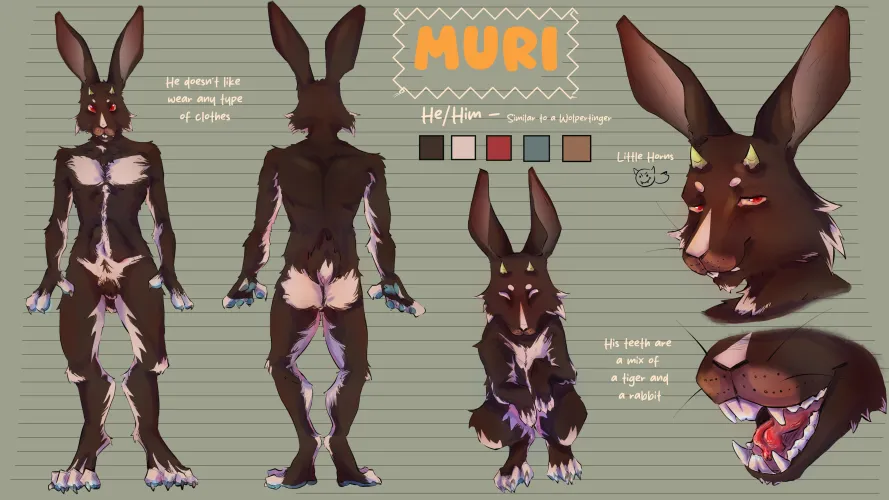 Thumbnail Furry Art: My Fursona by Muri_Furry