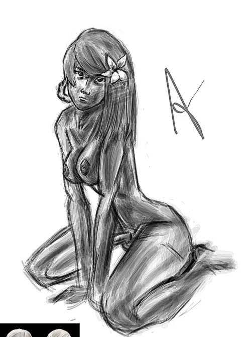 Thumbnail QueenDee97 Shares a Beautiful Sketch of Kaine - A Work in Progress