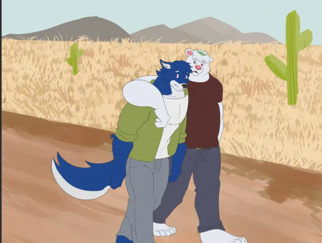 Thumbnail Raul-Scout’s Commision WIP: A Journey in the Furry World