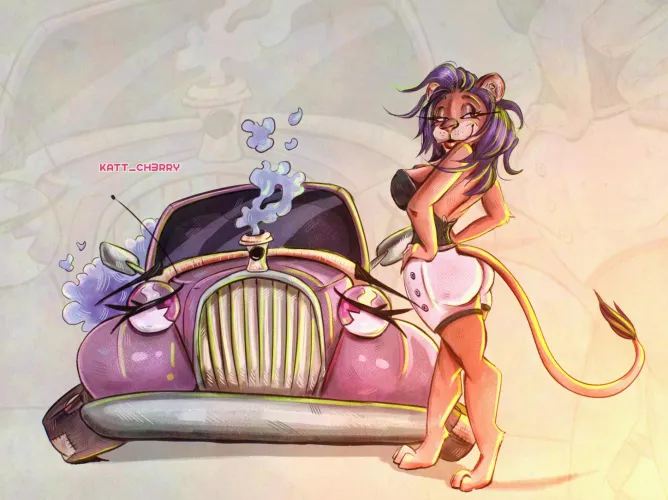 Thumbnail Furry Art: Stranded in Style Commission by V16ClassyCaddy_art