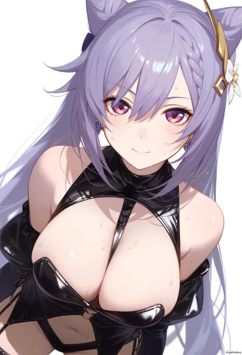 Thumbnail Discover Keqing's Charm from Genshin Impact in OppaiLove | CheetahSperm18