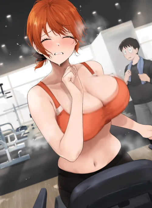 Thumbnail Nagi Working Out Akito - Artist's OC Adventure | llamanatee
