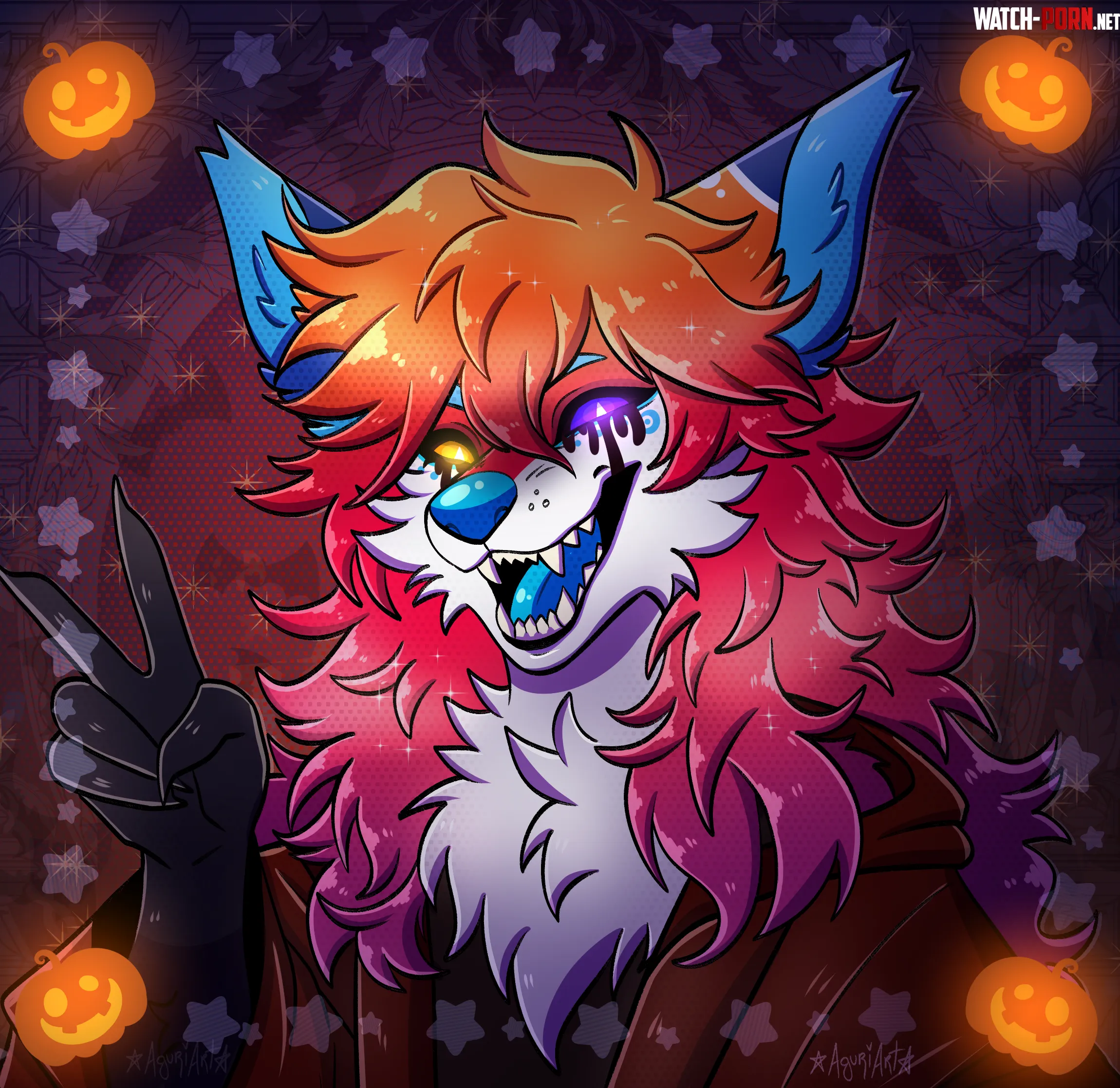 Spooky Fox  by ZER0AGURIART