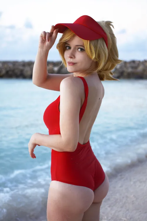Thumbnail Baewatch Mercy Cosplay Fabulousness by Evenink | CosplayLewd