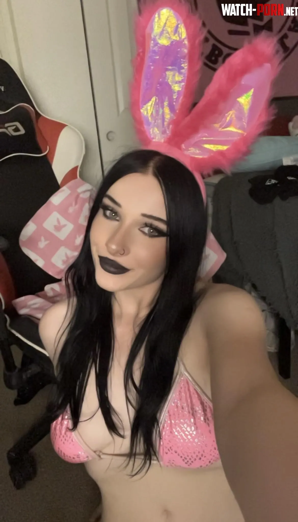 Your fav goth bunny  by KaleidoscopeFast7797