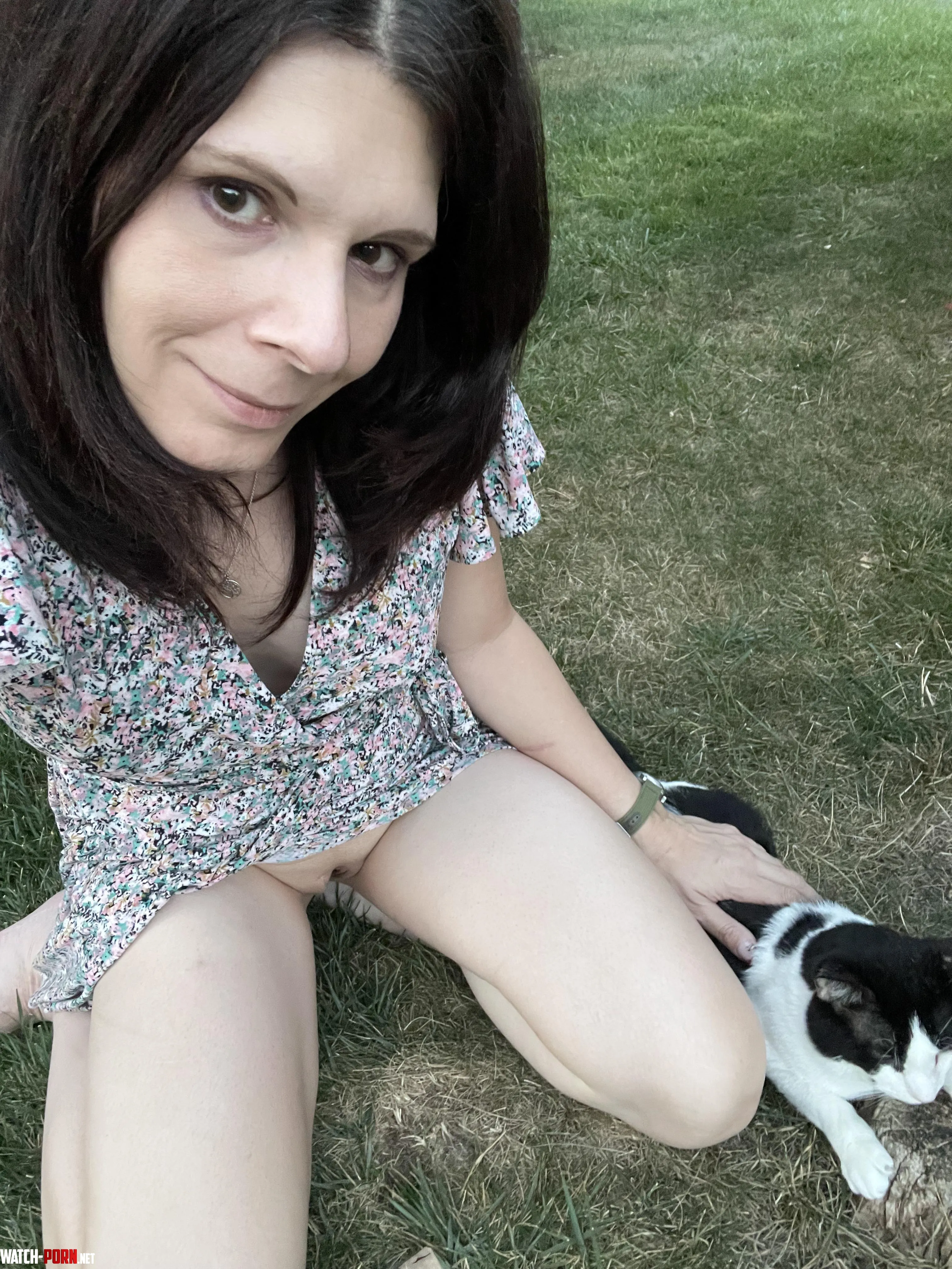 While I pet one kittyyou can pet the other 42F by TheRealAutumnGoddess