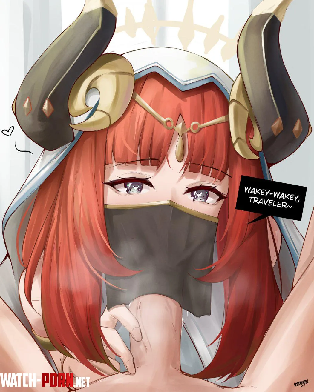 How Nilou wakes up Traveler every morning Genshin Impact eroborne by Alarmed_Ad3393