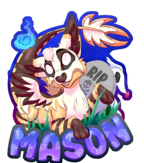 Thumbnail Spooky Season Badge Commission Unveiled | PaintBrushBirdie