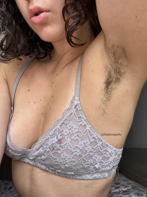 Thumbnail Experience the Allure of Fast-Growing Armpit Hair with Liubimaja4u in HairyArmpits