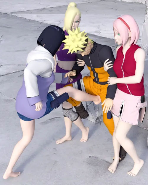 Thumbnail Naruto's Unconventional Training with Sakura, Hinata, and Ino by SoleMann_