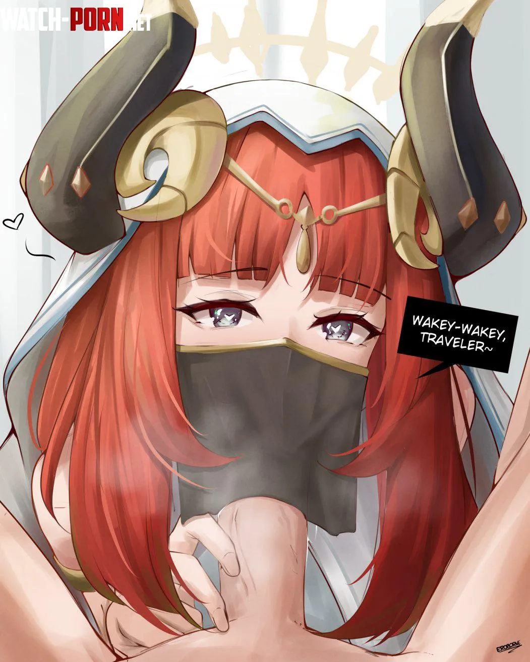 Nilous morning surprise Genshin Impact eroborne by Alarmed_Ad3393