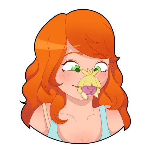 Thumbnail Ginger's Smoochum Hatch Celebration Art by squiddyneon: Dive into Vore