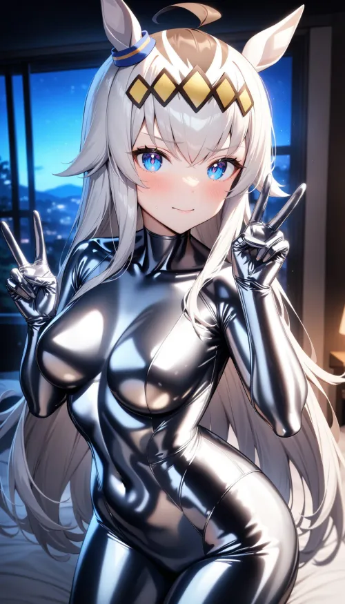 Thumbnail CheetahSperm18 Unveils: Metallic Bodysuit Uma Musume