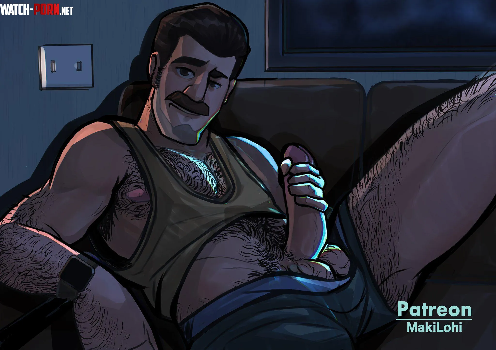 The dad from Inside Out  Art by me by MakiLohi