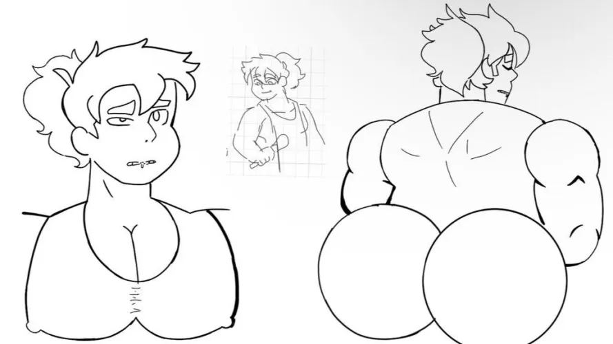 Thumbnail Himbo Drawing by Motor_Talk_991 | Baramanga
