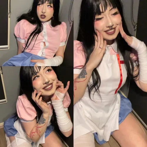Thumbnail Mesmerizing Mikan Tsumiki Cosplay by gothgf_