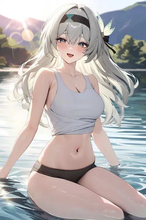 Thumbnail Discover Firefly Honkai Star Rail - A Thighdeology Delight by CheetahSperm18