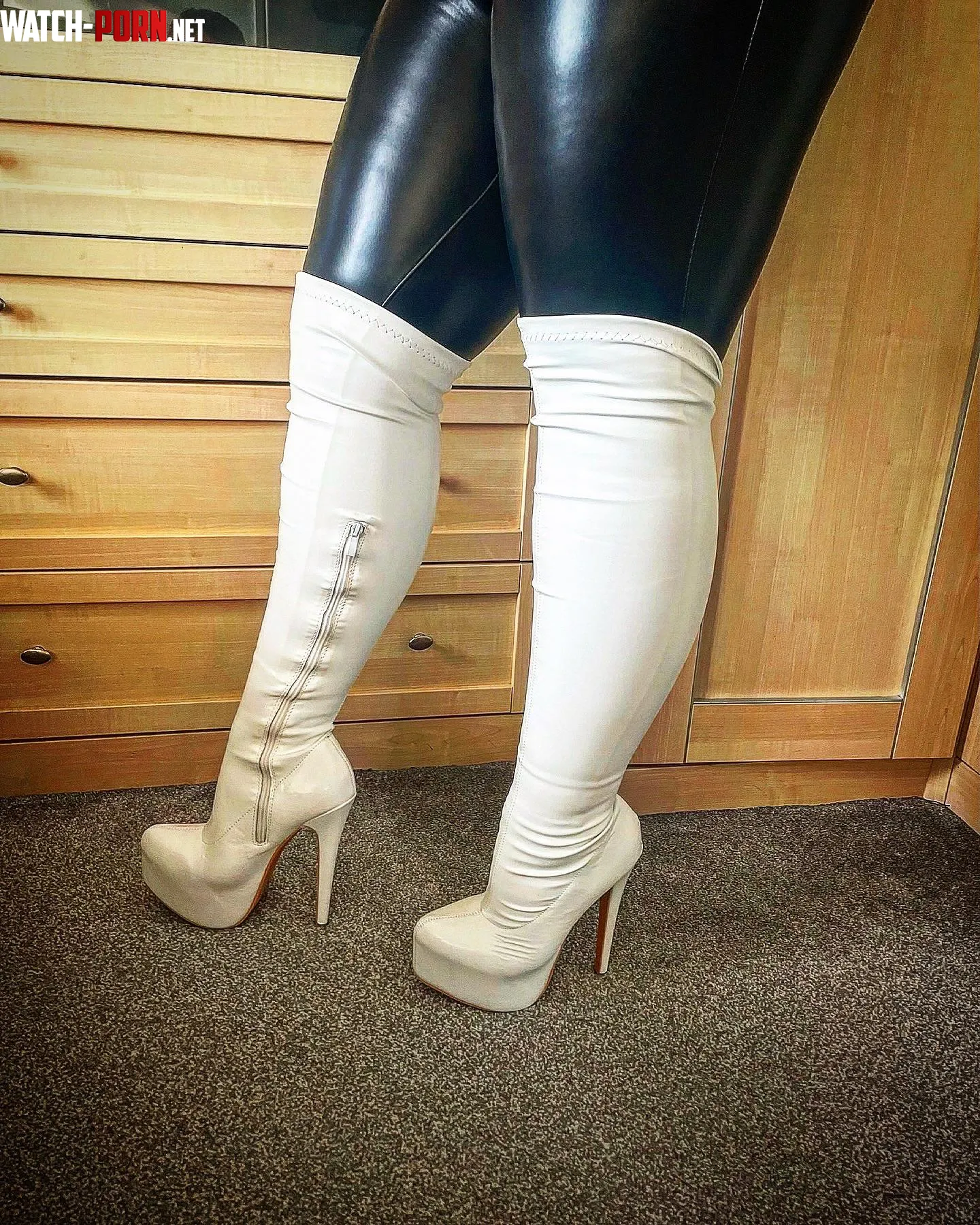 Wife in boots by yamahastryder12