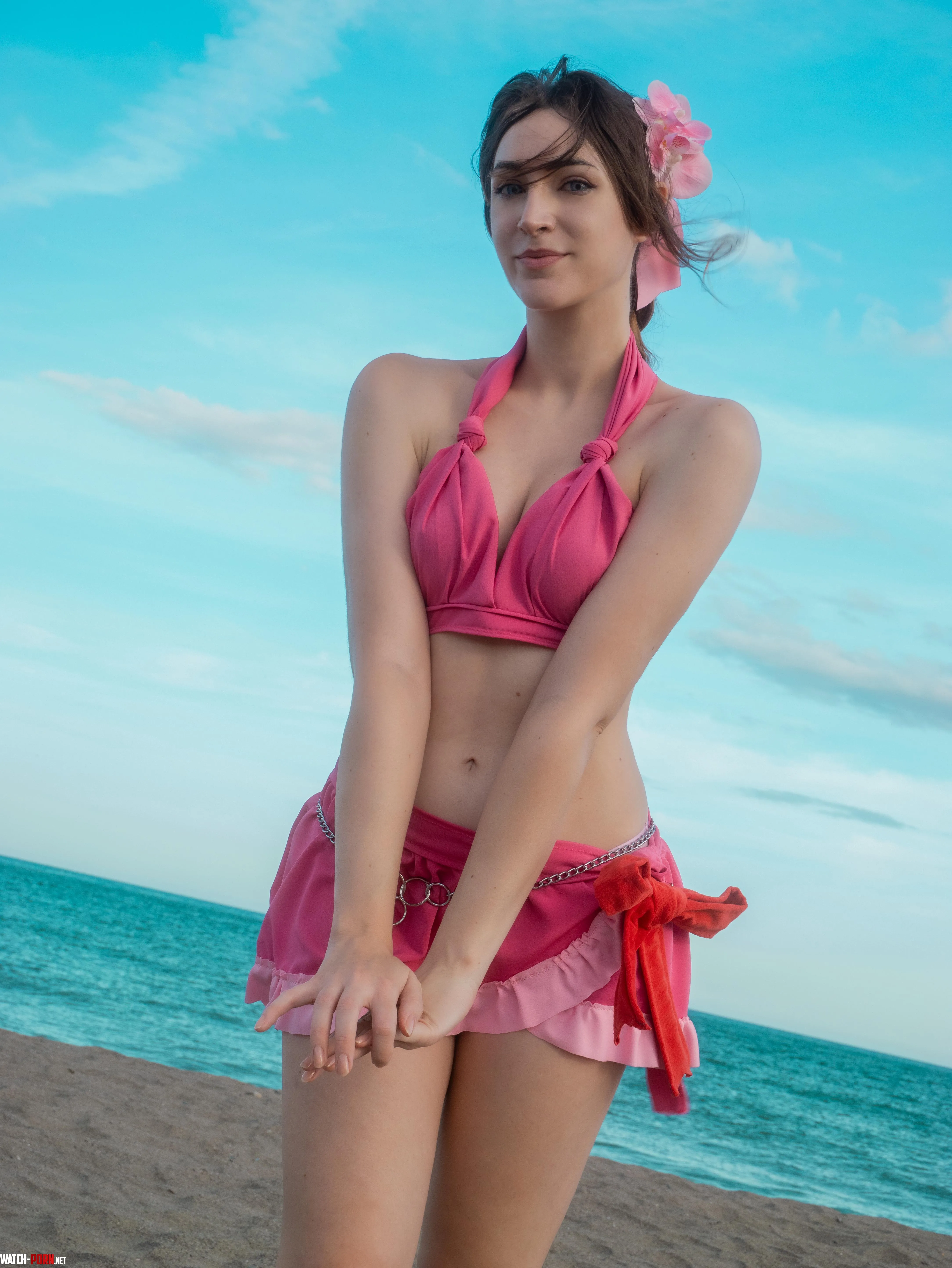 Aerith on Costa del Sol Milashiroki by Milashiroki-cos