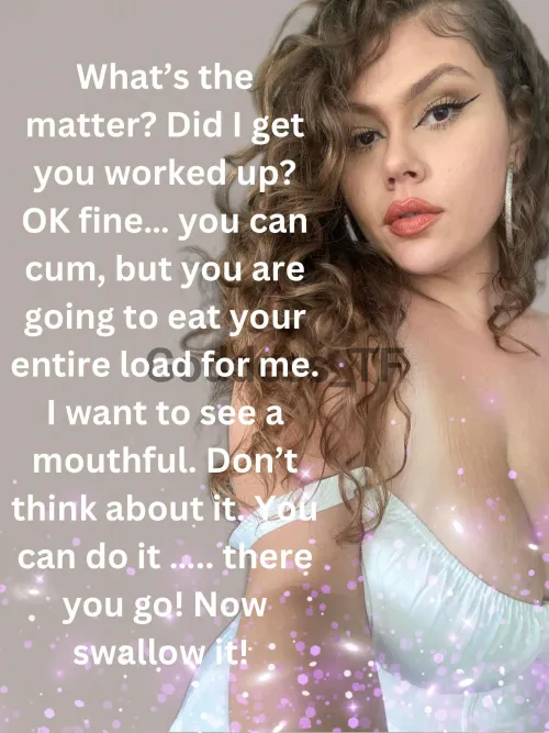 Thumbnail Goddess_T-F: Fulfill Your Desires with a Mouthful - No Waste Allowed!