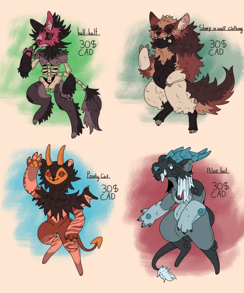 Thumbnail Get Spooky with Halloween Adoptables by Funnky_Apple