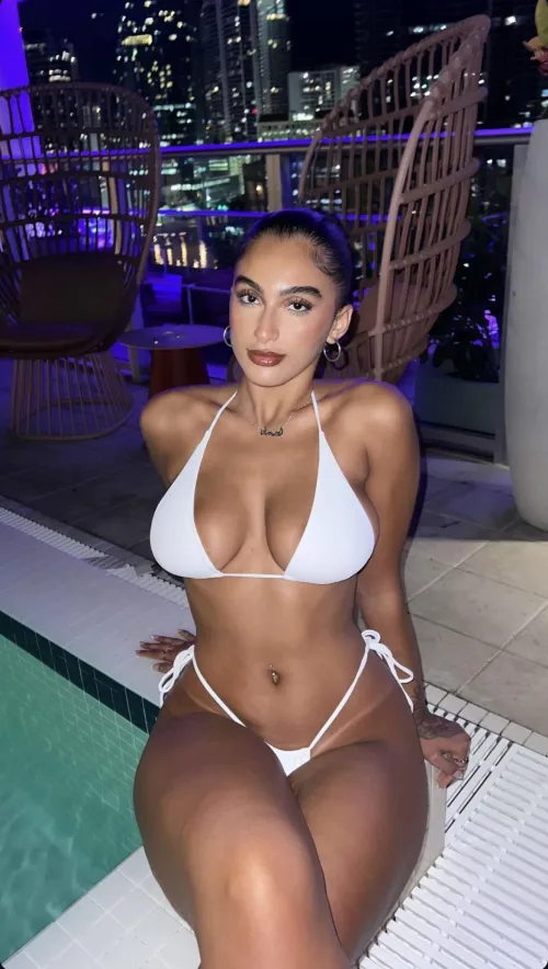 Thumbnail White Bikini in the Night: A Stunning Bikini Tale by Best-Ad-9672