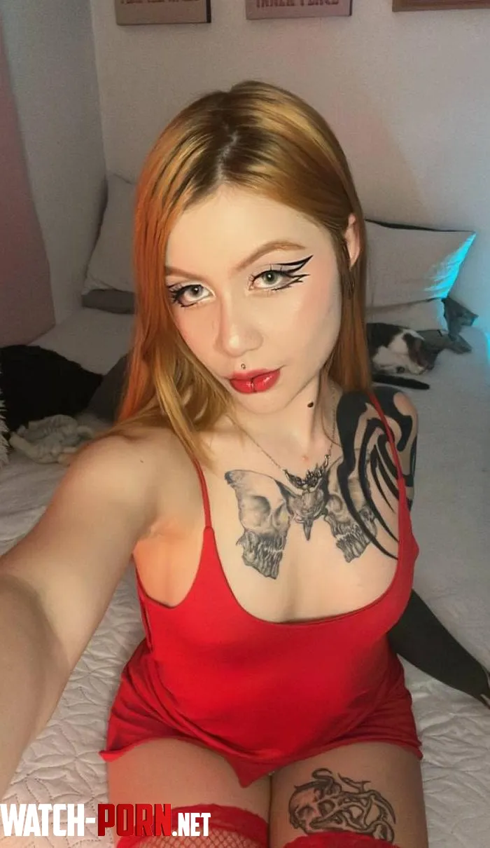 Red dress for a redhead by Charming_Aira921