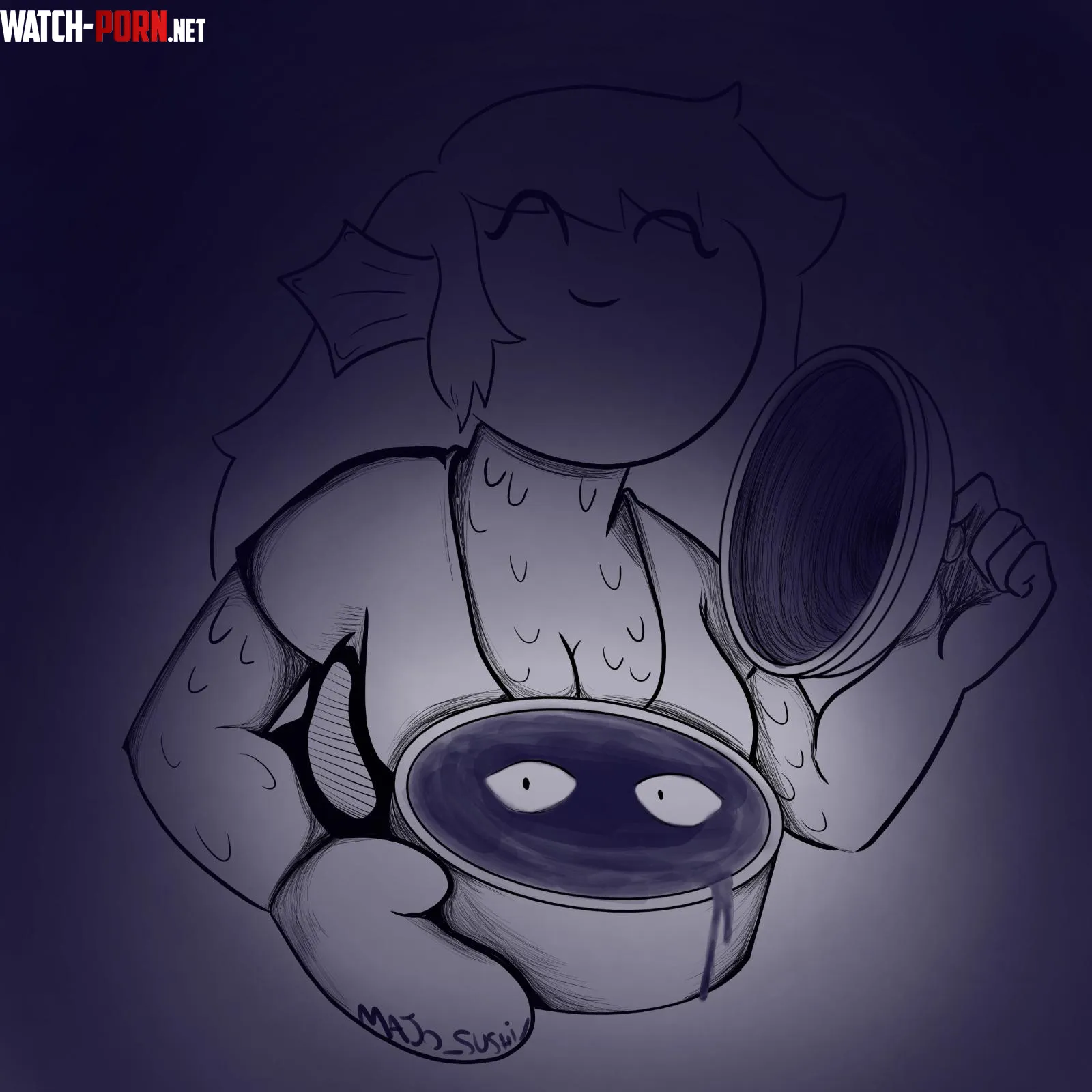 Inktober day 2majosushi by Sensitive_Value_9994