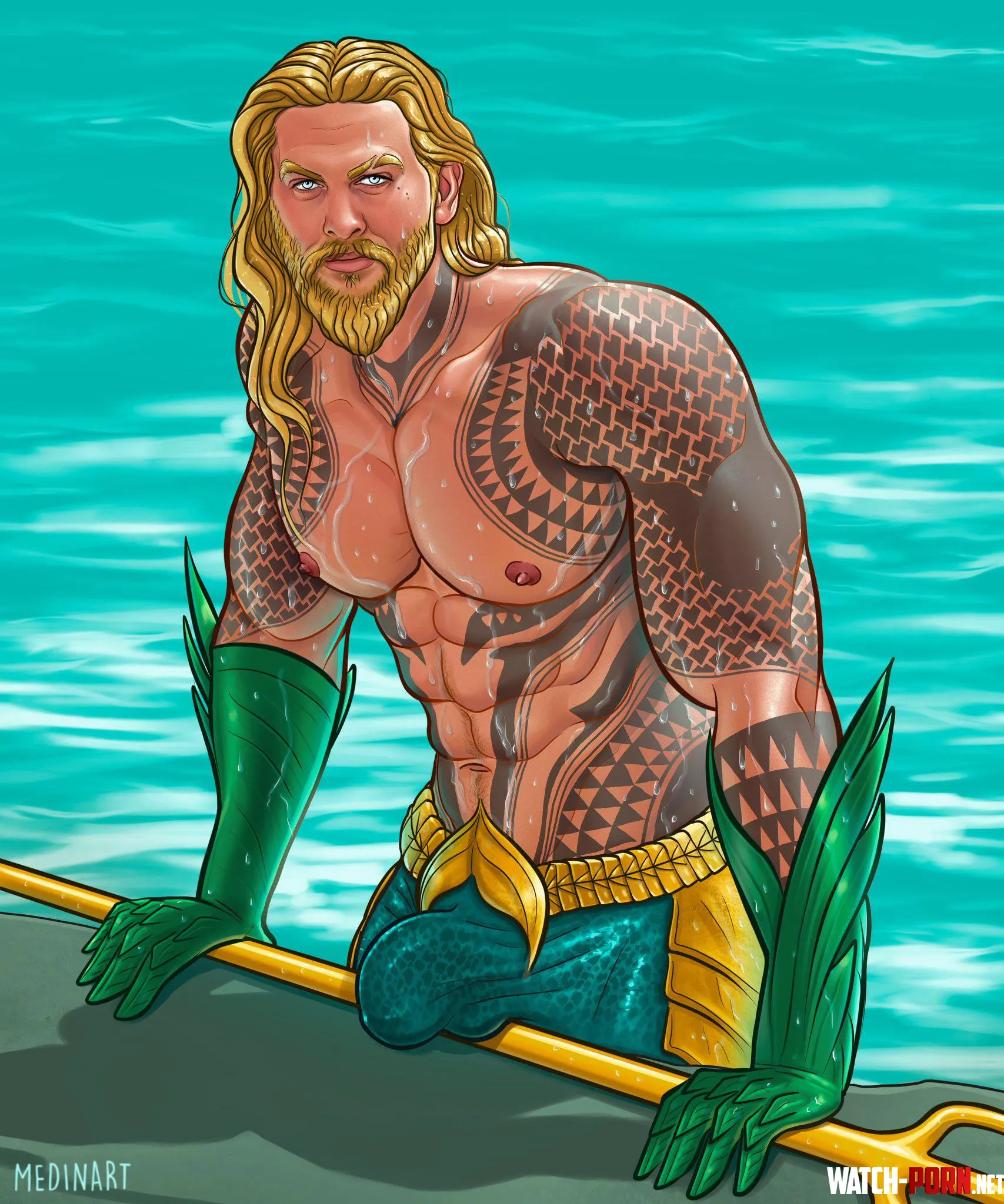 Aquaman Medinart by No-Huckleberry4803