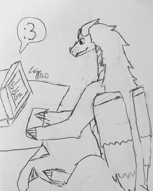 Thumbnail Nova's OC Computer Fun: A Furry Delight by Ccip_OvO