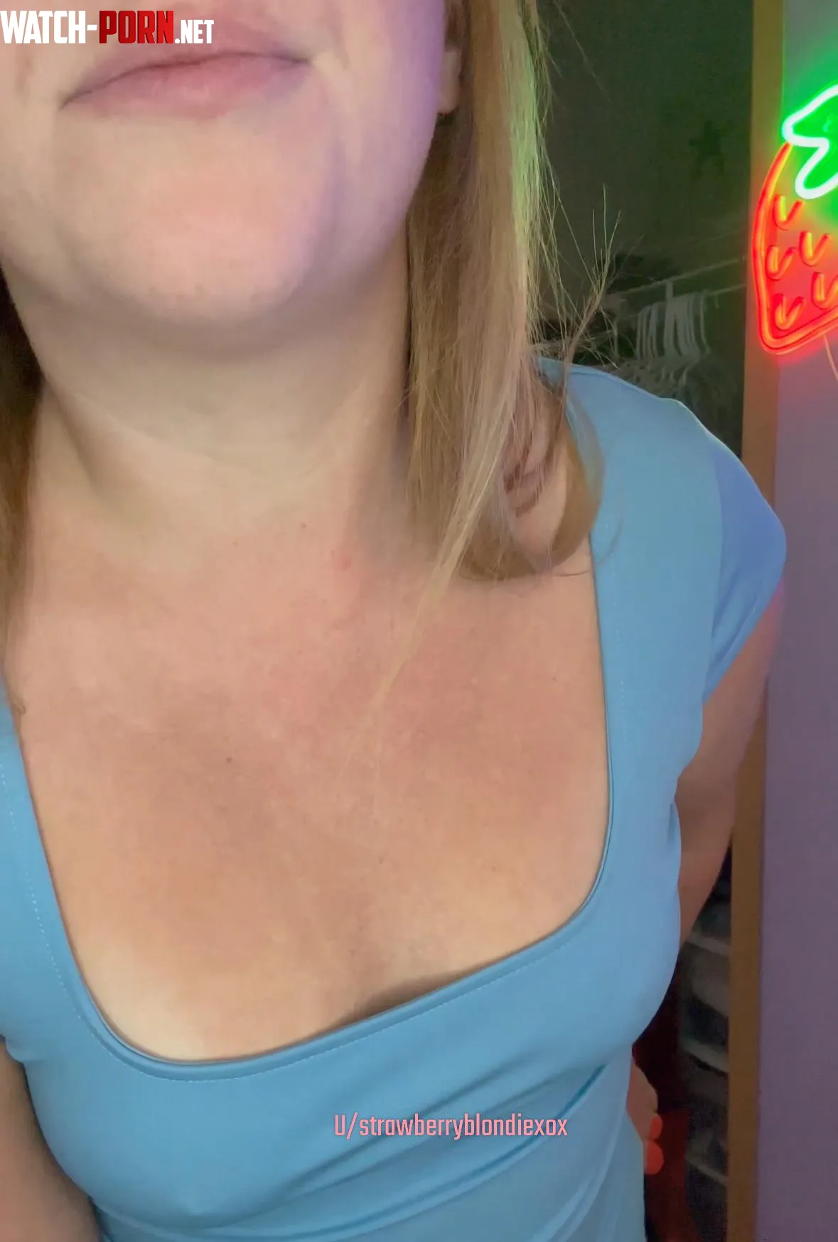 Beating The Blues Way By Rocking This Dress Braless by StrawberryBlondiexox