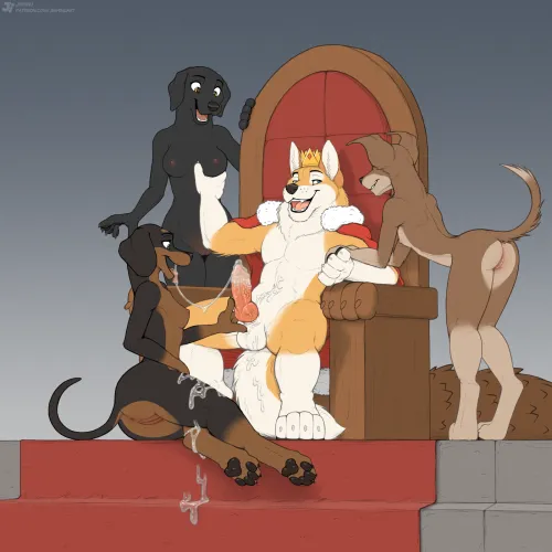Thumbnail Pleasing the King by DL2828: A Steamy Yiff Encounter